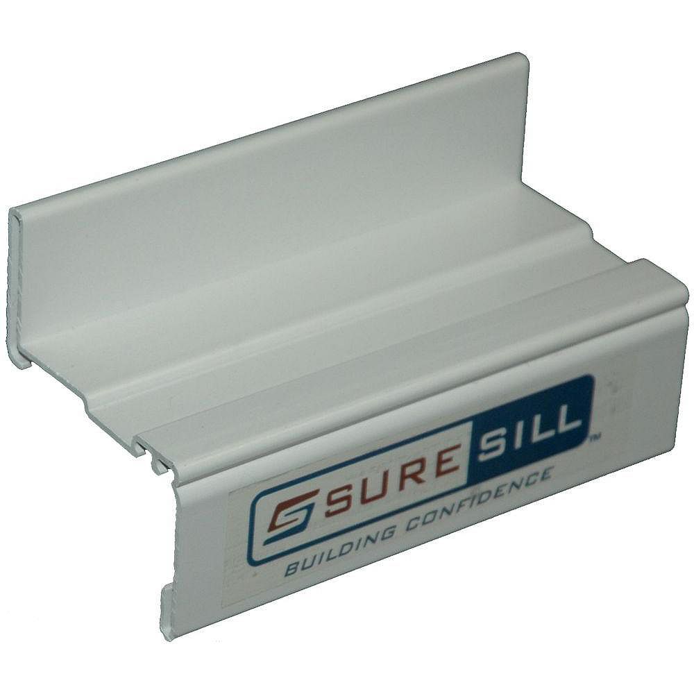 SureSill 2inch Sloped Sill Pan Extension Coupling in White The Home