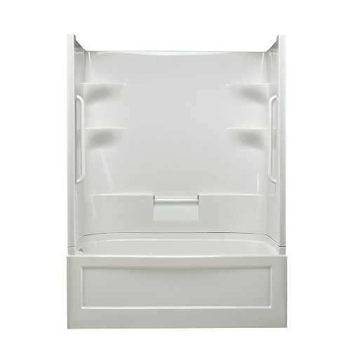 Belaire 60-inch x 78-inch x 32.5-inch 4-shelf Acrylic Tub & Shower