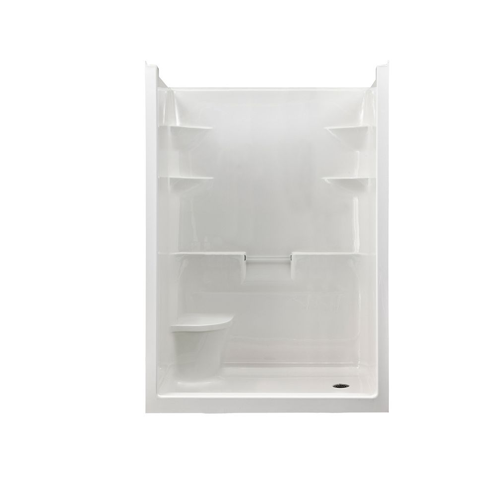 Mirolin Melrose 36inch D x 60inch W x 80" 1Piece Acrylic Shower