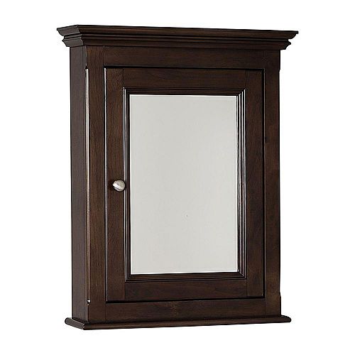 HDC Round Metal Frame Surface Mounted Medicine Black Finish 28