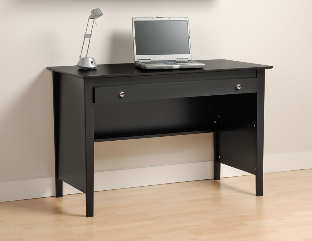 Prepac Black Contemporary Computer Desk The Home Depot Canada