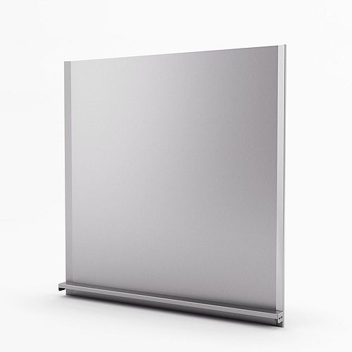 Alpha 30-inch Real Stainless Steel Backsplash