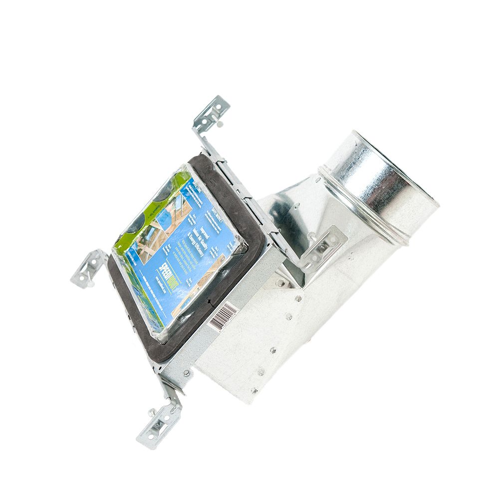 SpeediBoot 4 in. x 8 in. x 5 in. 90 degree Register Vent Boot with Adj