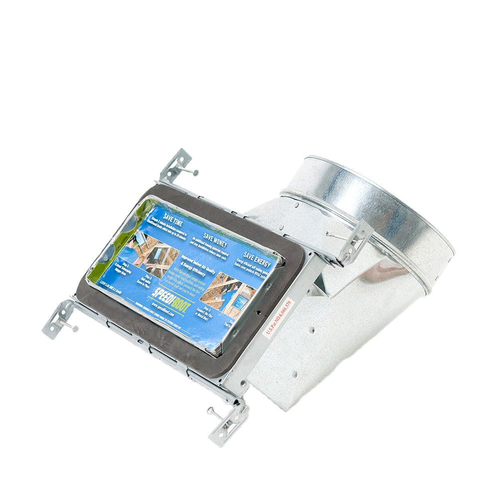 SpeediBoot 4 in. x 10 in. x 5 in. 90 degree Register Vent Boot with