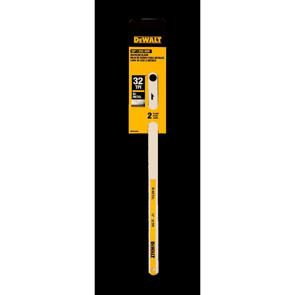 DEWALT 2pk 10 Inch 32tpi Hacksaw Blades The Home Depot Canada