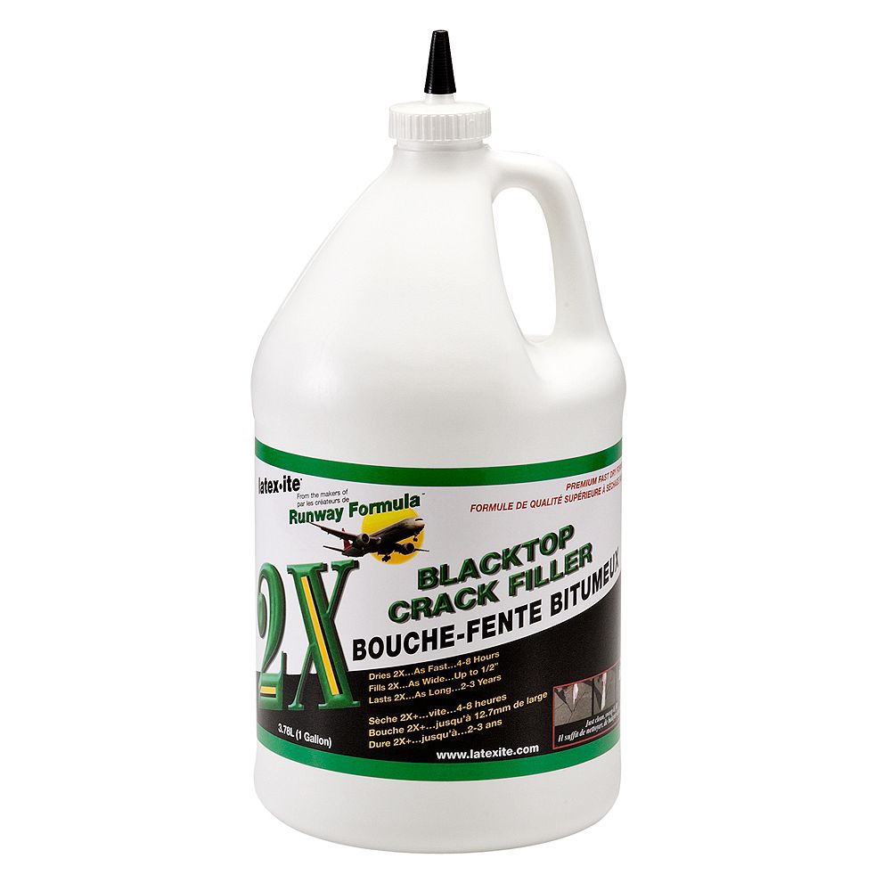 latex-ite 2X 3.78L (1Gal) Blacktop Crack Filler