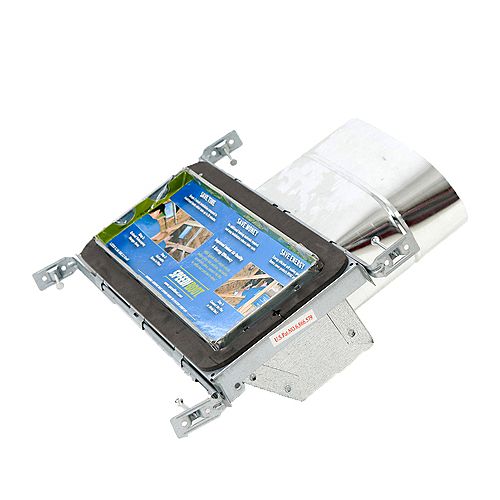 SpeediBoot 4 in. x 10 in. x 5 in. Torpedo End Register Vent Boot with