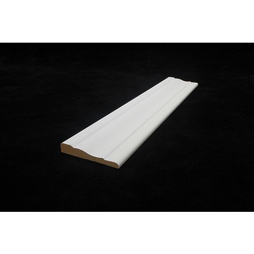 Alexandria Moulding 3/8inch x 6 1/2inch Victorian MDF Primed