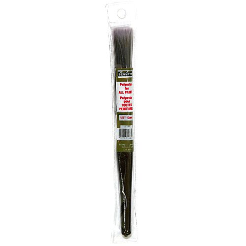 1/2 Inch.  Straight Trim Poly Trim Brush