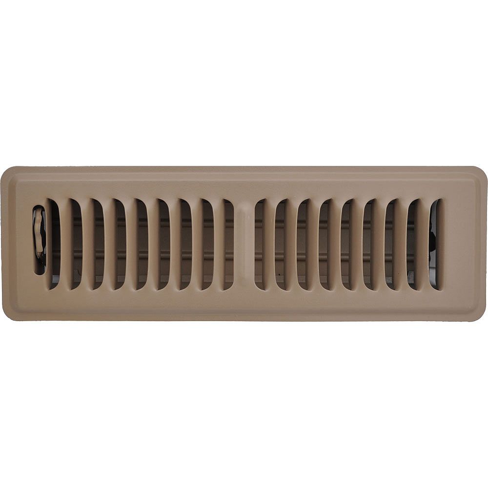 Speedi Grille 2 In X 10 In Brown Floor Register Vent Cover The Home Depot Canada