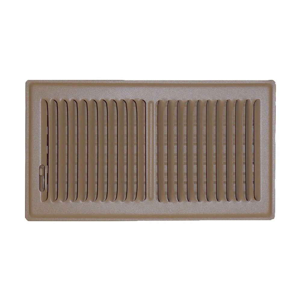 SpeediGrille 6 in. x 12 in. Brown Floor Register Vent Cover The Home Depot Canada