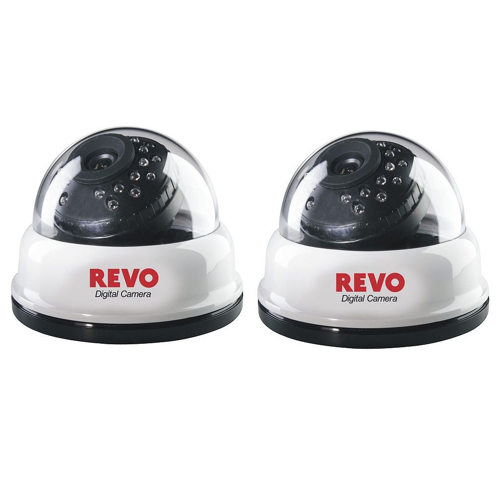 Revo America 24IR 540TVL dome cameras (2Pack) The Home Depot Canada