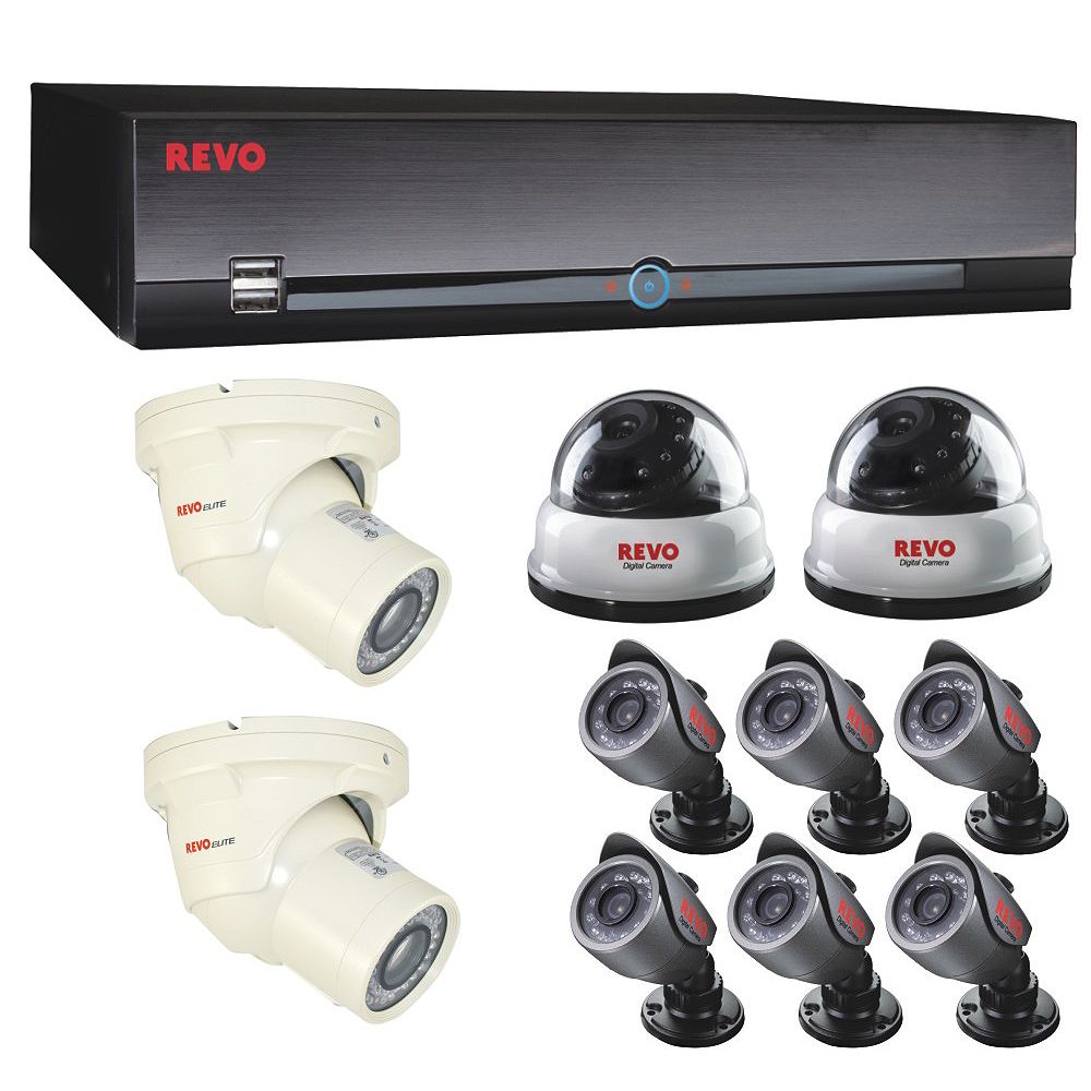 Revo America Commercial Grade Surveillance Bundle 16 Channel 3TB HDD