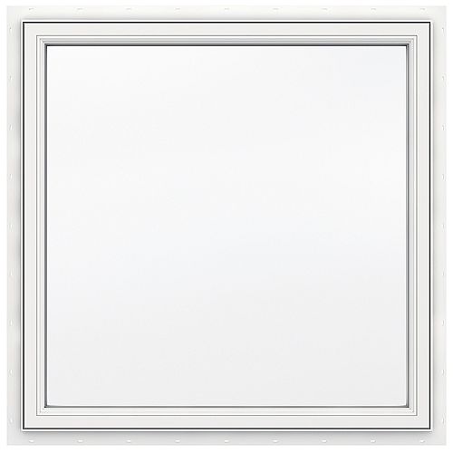 3500 Series 36X36 Fixed Vinyl Window. White