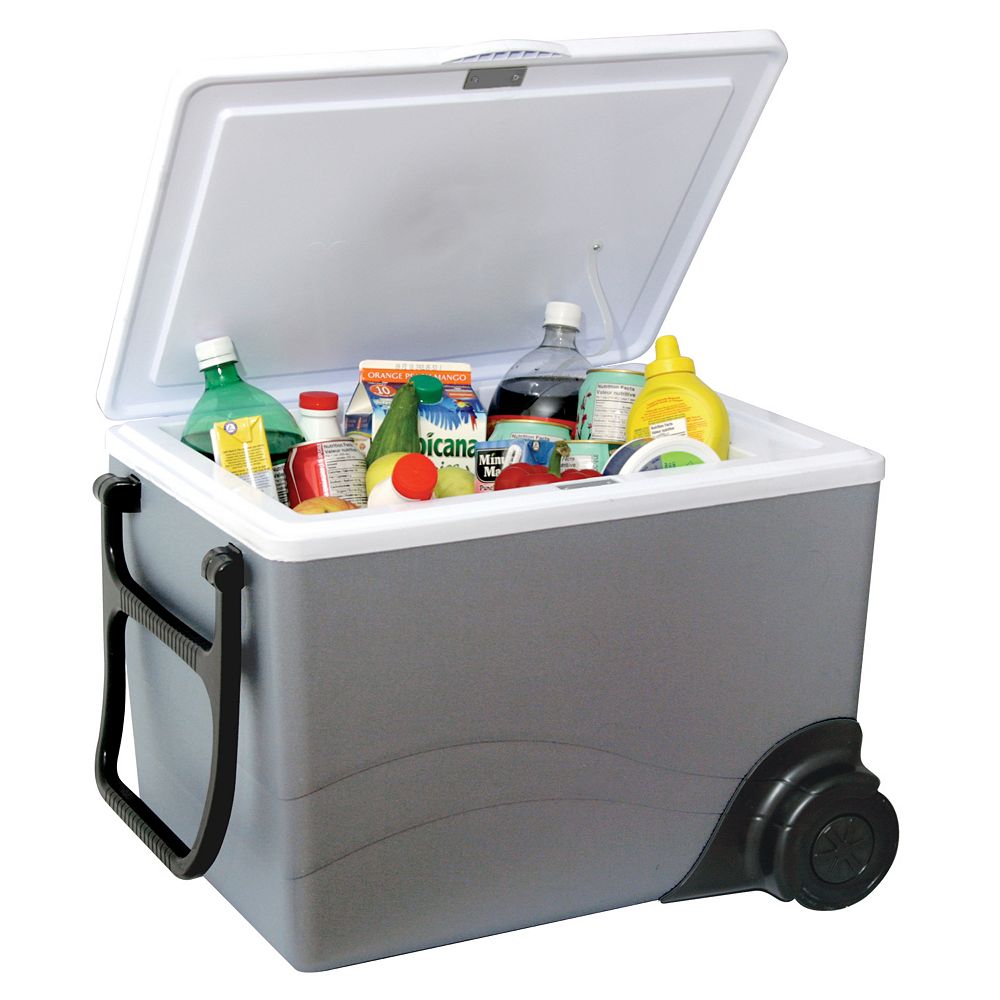 Koolatron Kool Kaddy 12V 34L Electric Cooler with Wheels The Home Depot Canada