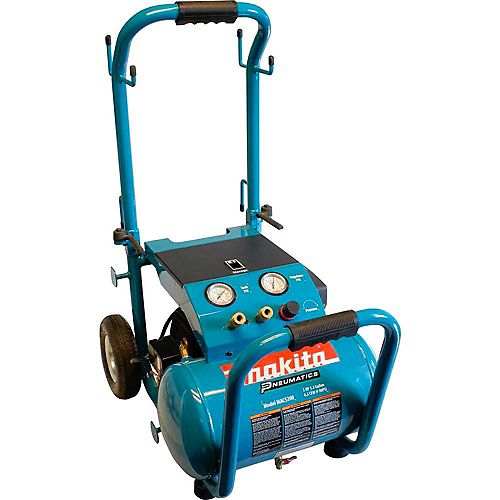 3.0 HP 19.7L Electric Air Compressor with Wheels and Folding Handle