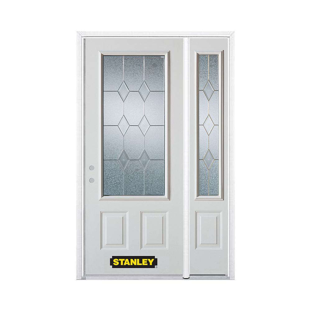 STANLEY Doors 48.25 inch x 82.375 inch Tulip Brass 3/4