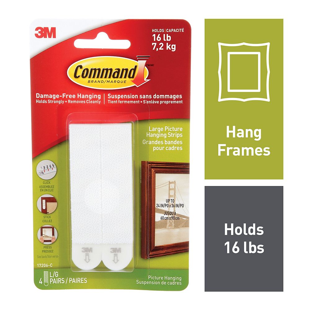 Command Large Picture Hanging Strips, Command Strips For Large Heavy Mirrors