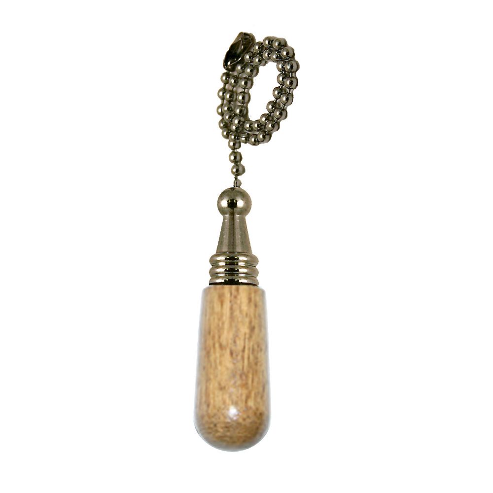 Atron Light Wood Satin Nickel Pull Chain The Home Depot Canada