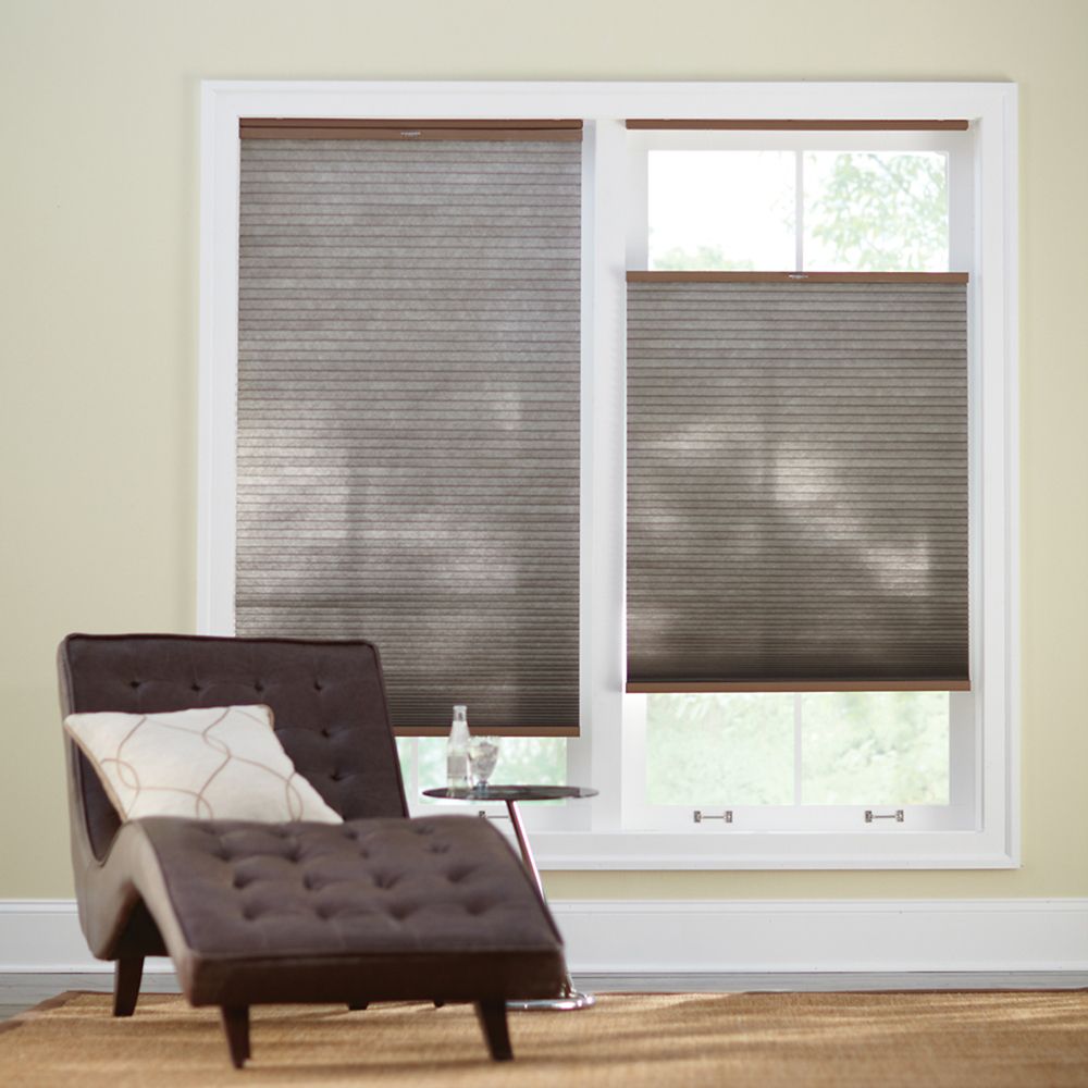 Home Decorators Collection 2.5-inch Cordless Faux Wood Blind Espresso ...