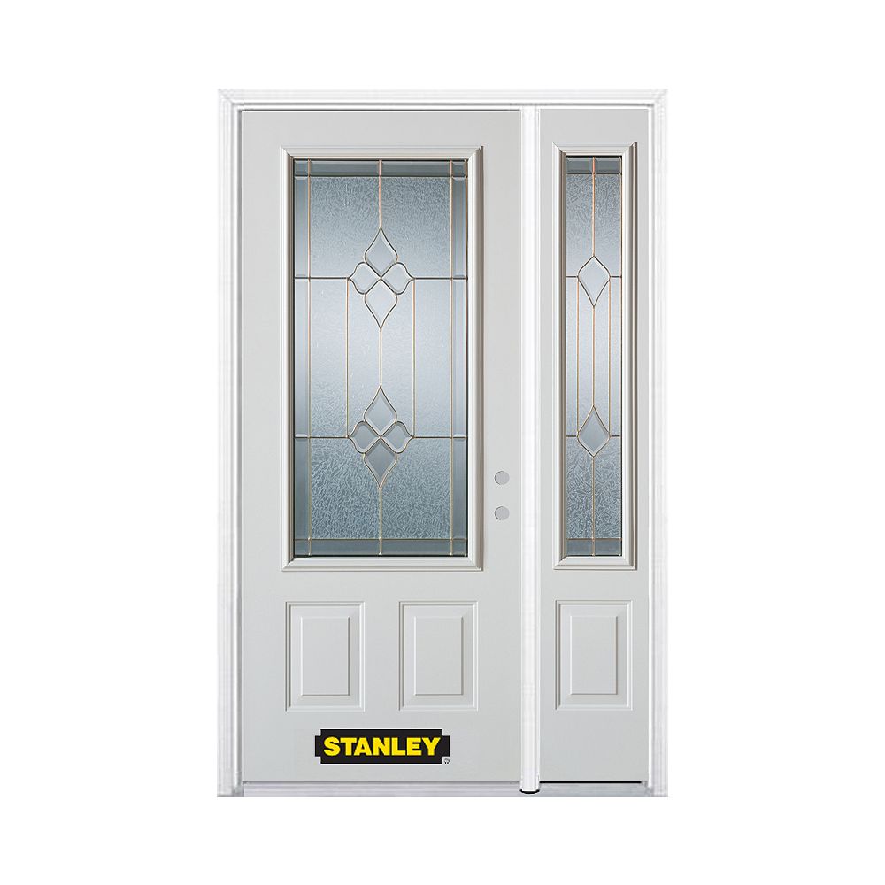 STANLEY Doors 48.25 inch x 82.375 inch Beatrice Brass 3/4 STANLEY Doors 48.25 inch x 82.375 inch Beatrice Brass 3/4