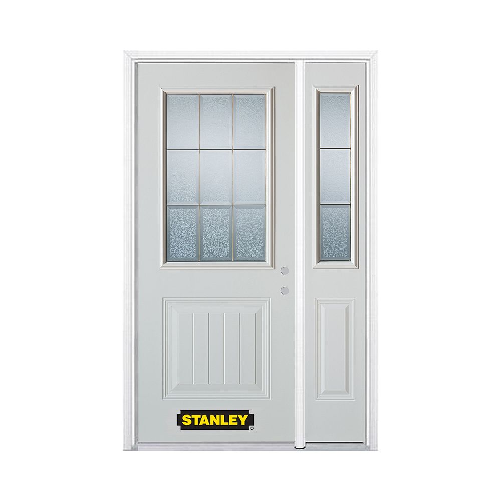STANLEY Doors 52.75 inch x 82.375 inch Diana Brass 1/2