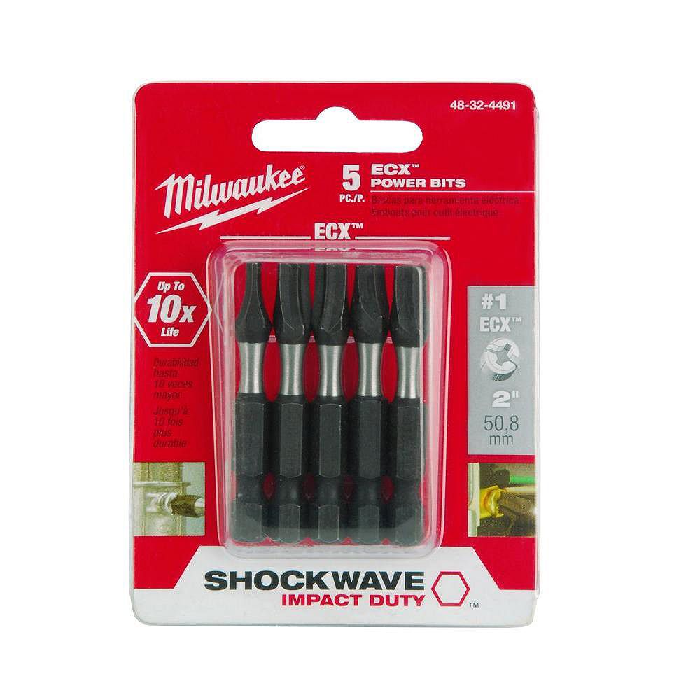 Milwaukee Tool 1 Ecx Shockwave 2 Inch Power Bit The Home Depot Canada