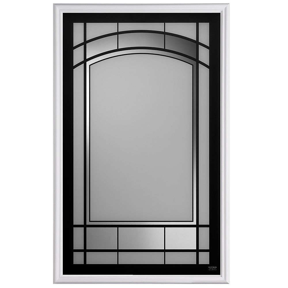 Masonite 22inch x 36inch San Pietro 1/2Lite Insert The Home Depot