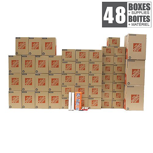 Medium/Large Moving Box, 48-Box Bundle