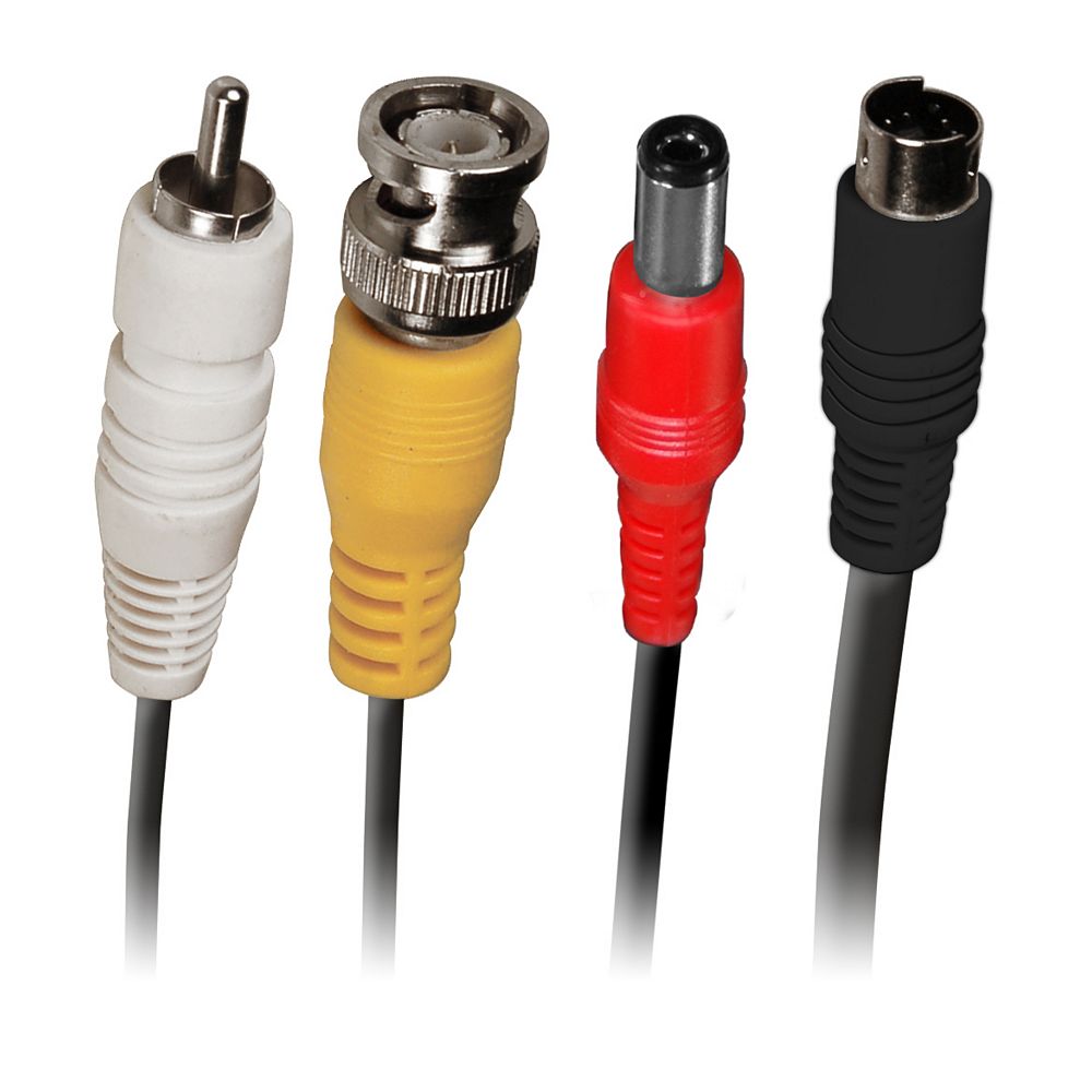 LOREX Vantage 100 ft Universal cable Kit BNC/RCA/DIN The Home Depot