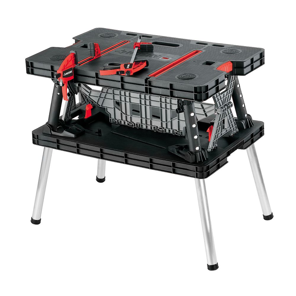 Husky Portable Folding Worktable The Home Depot Canada