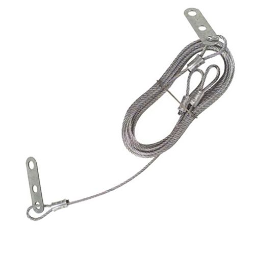 Galvanized Steel Garage Door Safety Cables (2-Pack)