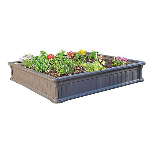 High Density Polyethylene Raised Garden Beds Elevated Planters Plant Stands The Home Depot Canada Density Polyethylene Raised Garden Beds, Raised Garden Beds Home Depot Canada