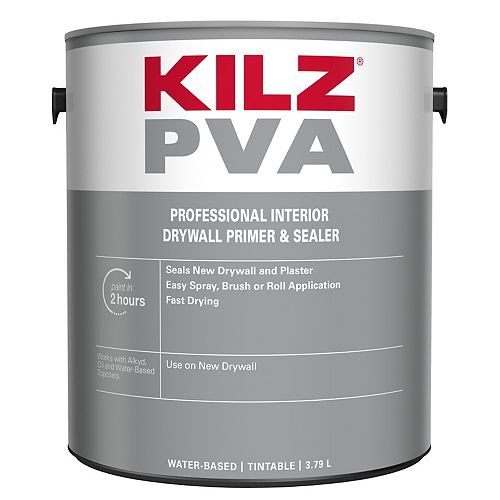 PVA 3.79 L Water-Based Drywall Interior Primer