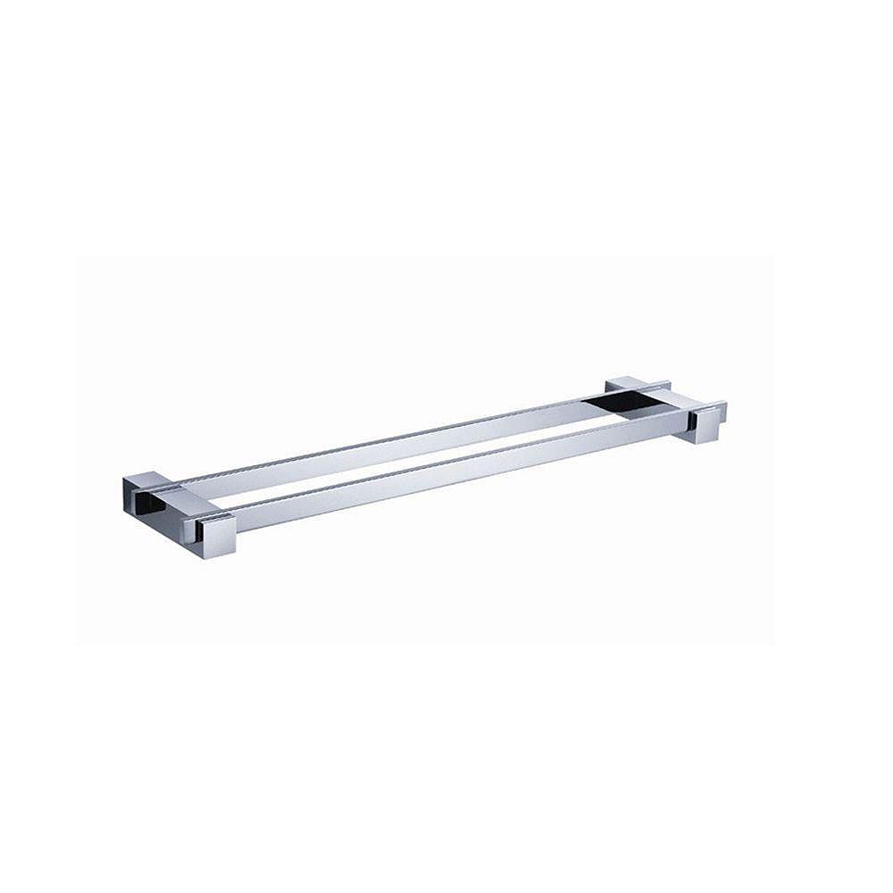 Fresca Ellite 20 Inch Double Towel Bar - Chrome | The Home Depot Canada