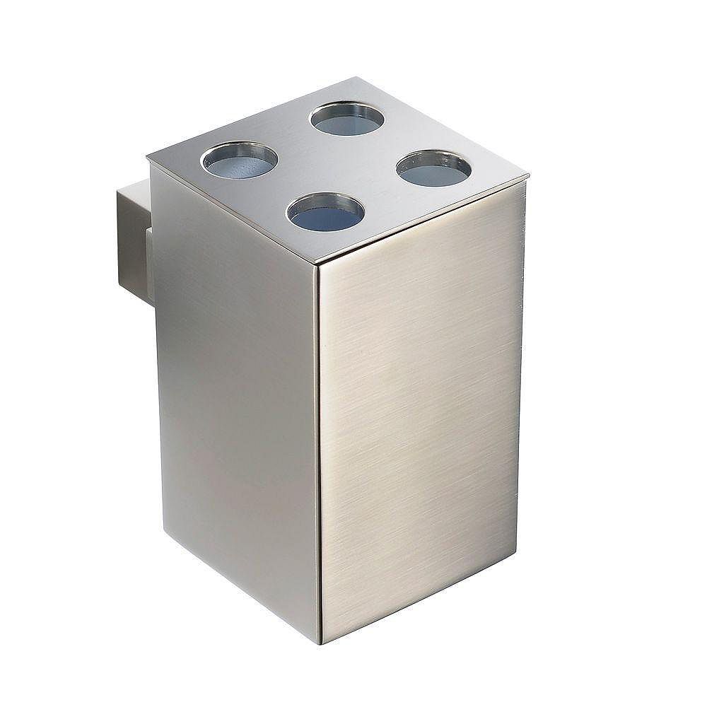 Fresca Elite Toothbrush Holder Brushed Nickel The Home Depot Canada