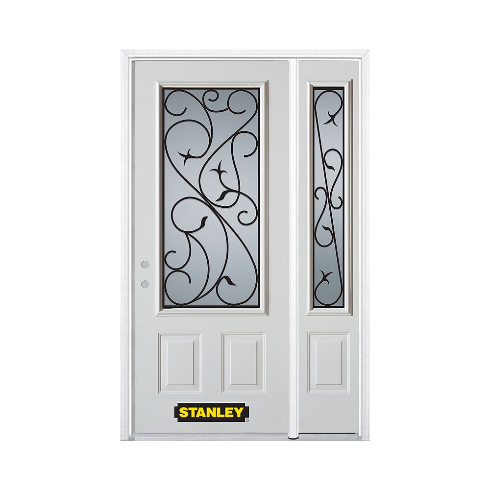 STANLEY Doors 50.25 inch x 82.375 inch Borduas 3/4 Lite 2