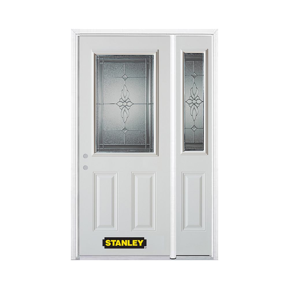 STANLEY Doors 50.25 inch x 82.375 inch Victoria Brass 1/2