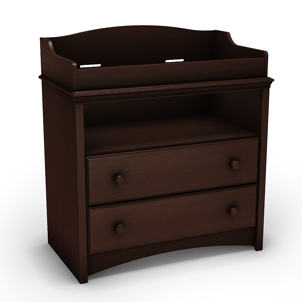 South Shore Tender Dreams Changing Table Espresso The Home Depot Canada