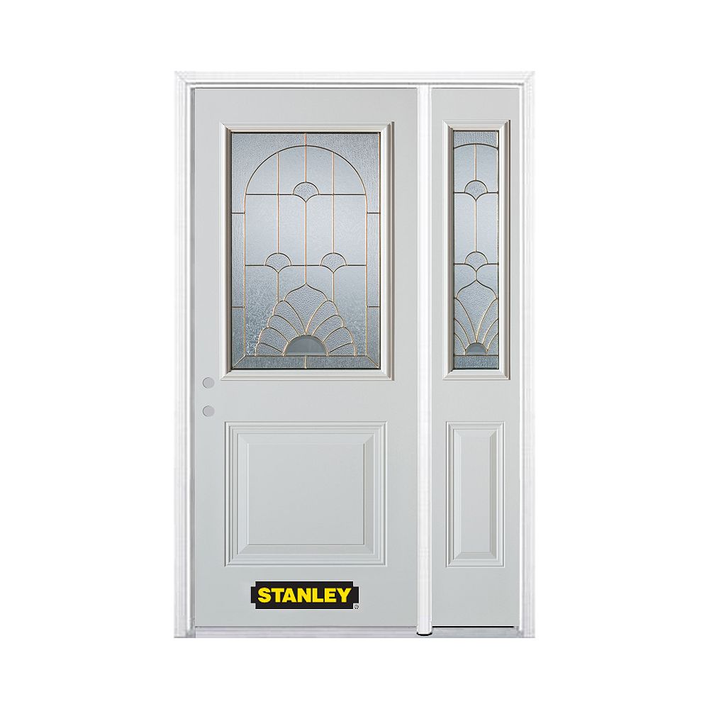 STANLEY Doors 52.75 inch x 82.375 inch Florentine Brass 1