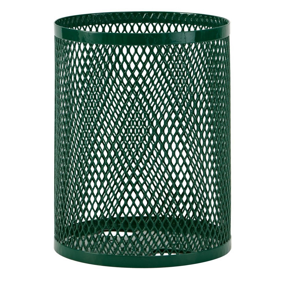 UltraSite 32 Gal. Commercial Trash Receptacle in Green The Home Depot