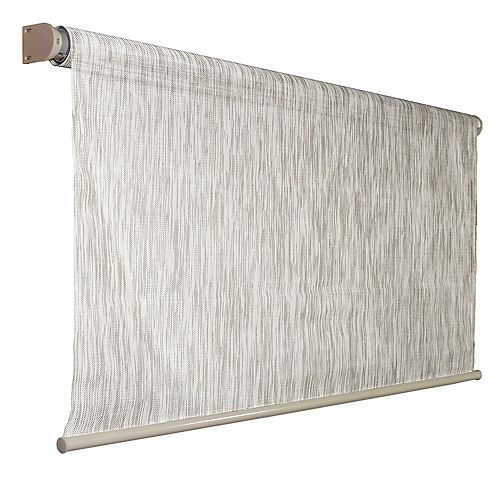 72-inch x 72-inch  Birch Exterior Roller Shade, 92% UV Block