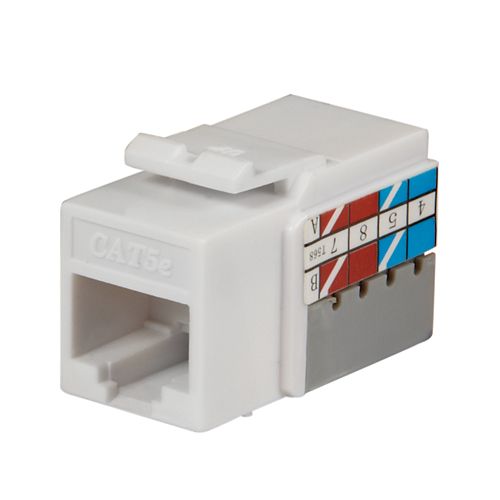 CAT5E Jack in White