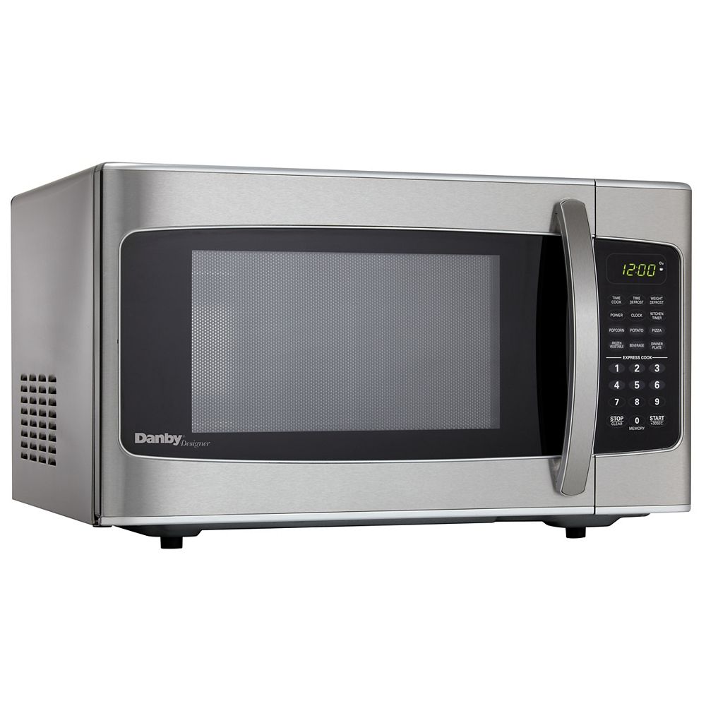 Danby Designer 1.1 cu. ft. Countertop Microwave in Stainless Steel