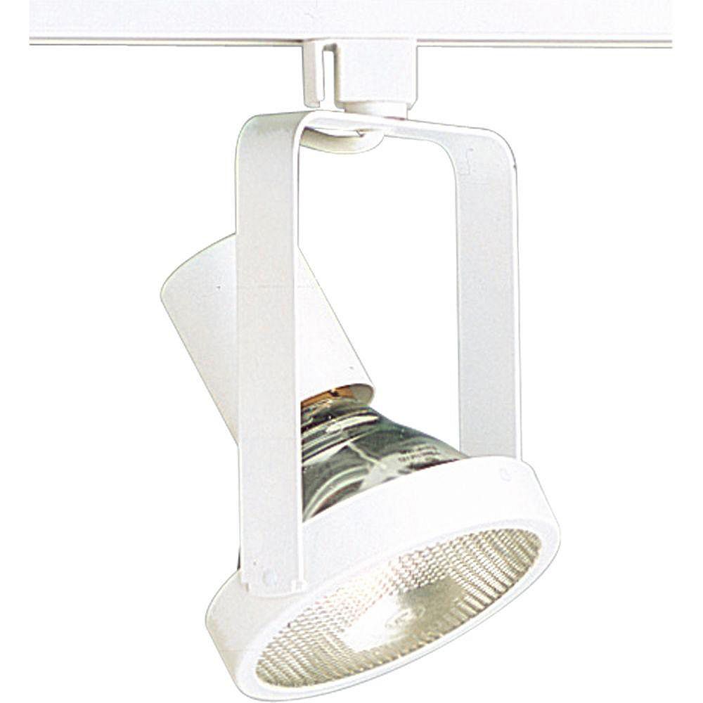 Progress Lighting Alpha Trak 250W 1Light White Gimbal Ring Style Track Head The Home Depot Canada