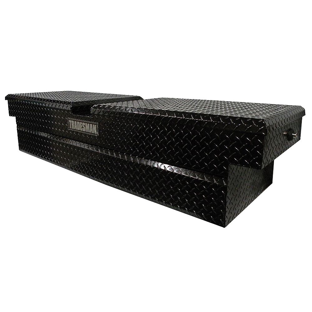 Tradesman 70-inch Full Size Cross Bed Aluminum Truck Tool Box with Push