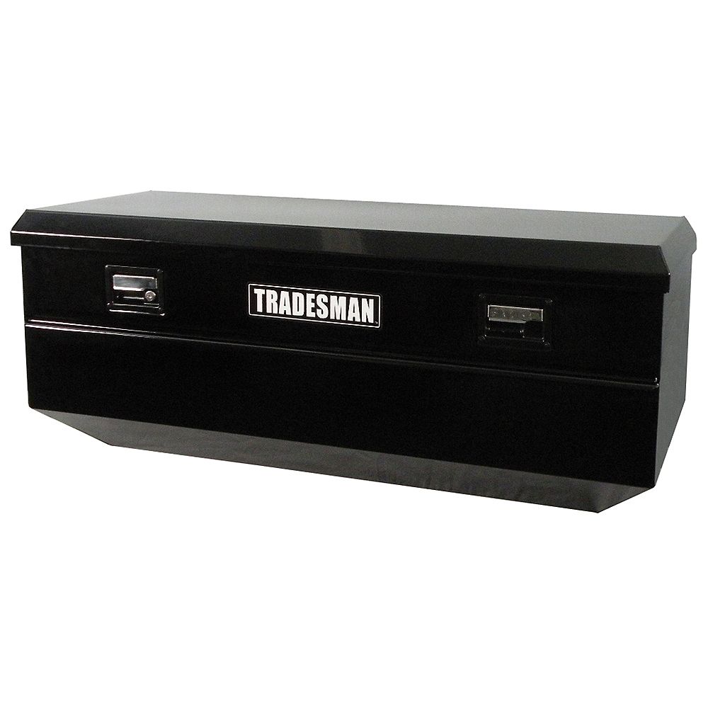 Tradesman 48 Inch Flush Mount Steel Truck Tool Box Mid Size Single