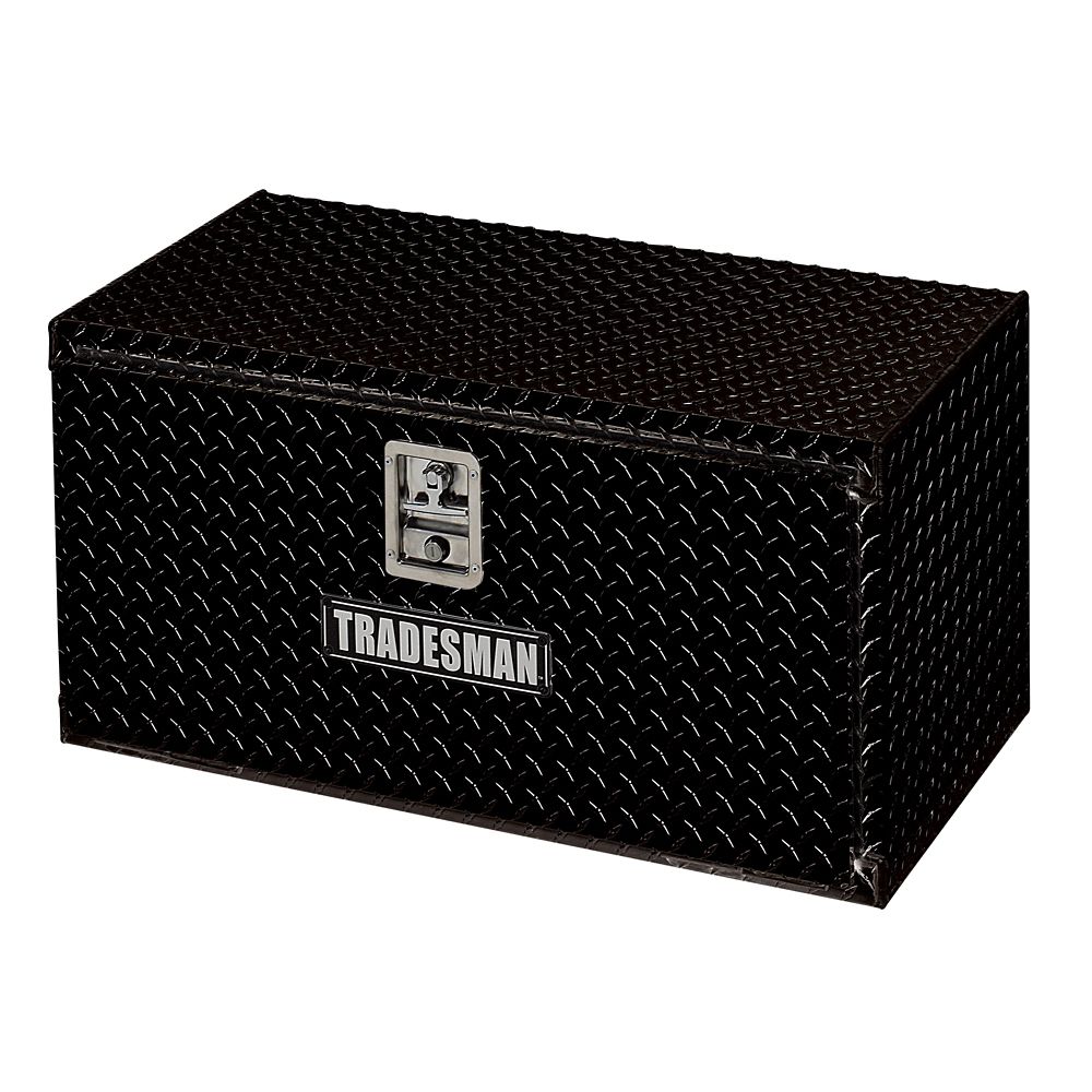 Tradesman 24 Inch Underbody Aluminum Truck Tool Box In Black The Home   P 1000747230 