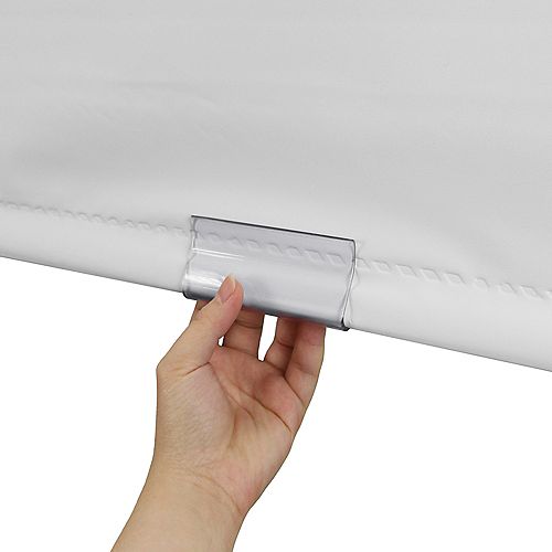 Hampton Bay Roller Shade Hem Grip in Clear