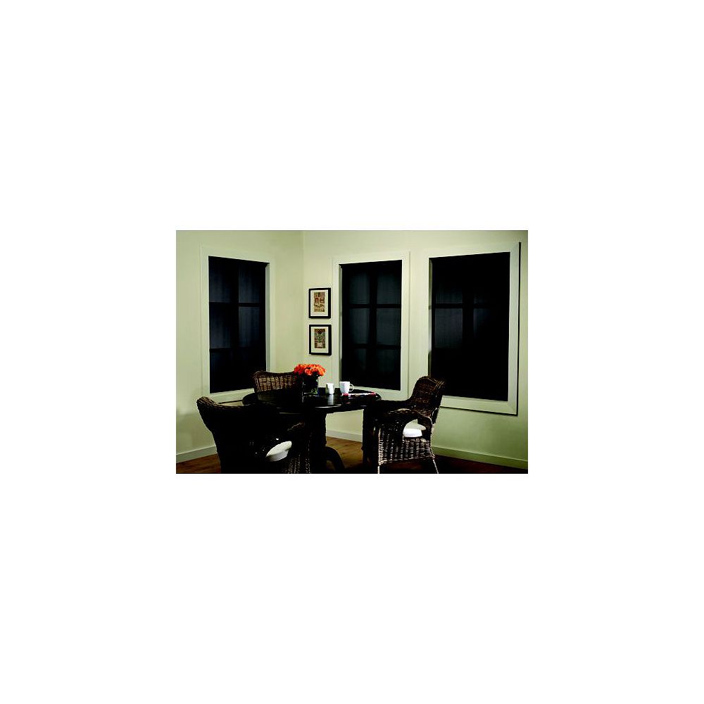 Levolor Cut to Size Solar LF Chocolate Roller Shade, 55x72 The Home Depot Canada